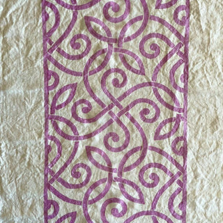 Purple Festive Linen Runner