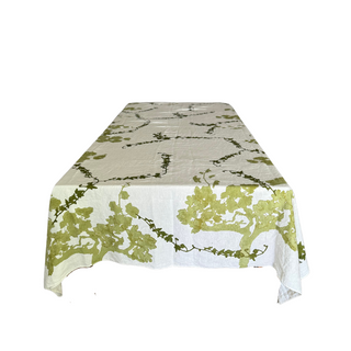 Vineyard Greed Linen Tablecloth