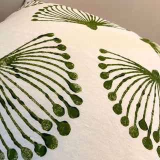 Anemone Handprinted Cushion