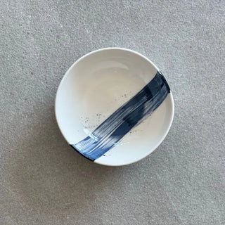 Denim Blue Ensō Soup Bowl