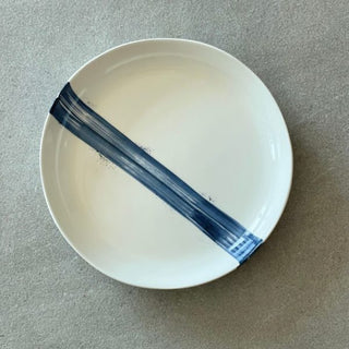 Denim Blue Ensō Serving Bowl