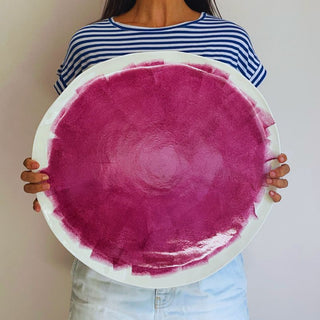 Purple Full Brush Platter - Extra Large