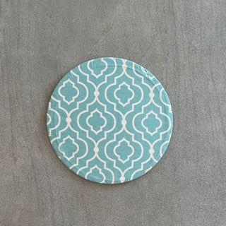 light blue wrappy placemat