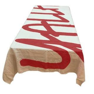 Deep Red Yalla Tablecloth