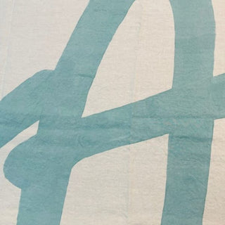 Aquamarine Yalla Linen Tablecloth