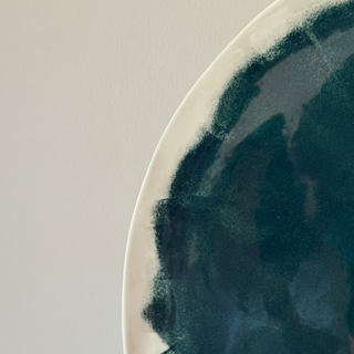 Teal Full Brush Bowl - Large