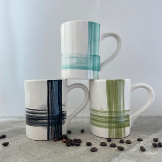 Olive Green Ensō Mug