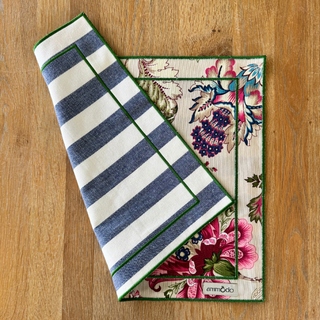 Batik & Stripes Double-Sided Placemat
