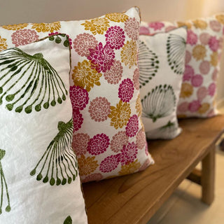 Bloom Handprinted Cushion