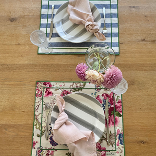 Batik & Stripes Double-Sided Placemat