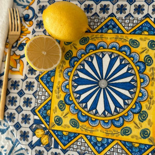 Sicilia Yellow Wrappy Placemat