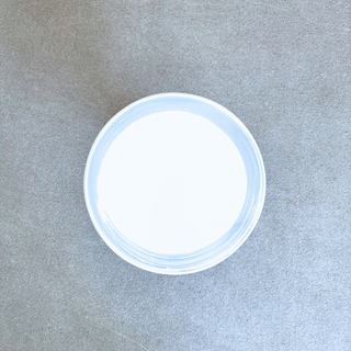 Hand-Painted Cake Stand - Light Blue Brush