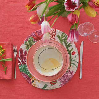 Lobster Linen Tablecloth