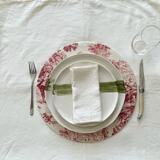 Toile De Jouy Red Wrappy Placemat