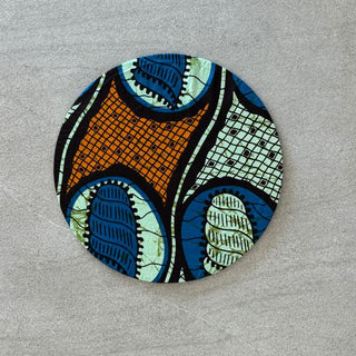 Ankara Abstract Orange and Blue Wrappy Placemat