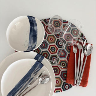 Geometric Dinner Set Rental
