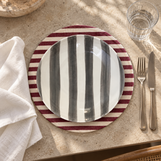 Red Stripes Wrappy Placemat