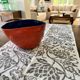 Irregular Bowl Blue&Orange