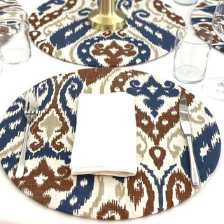 Ikat Blue Wrappy Placemat