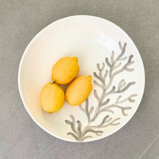 Riviera Grey Corals Serving Bowl