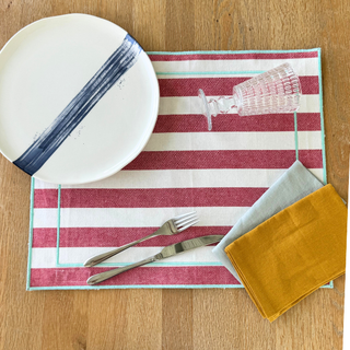 Reef & Stripes Double-Sided Placemat
