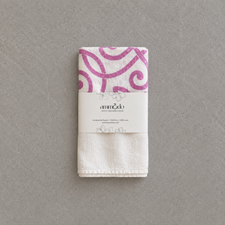 Purple Festive Linen Runner