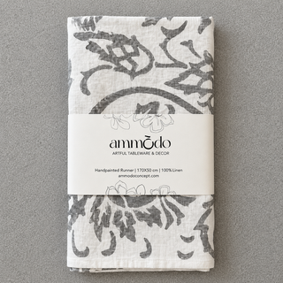 Thistle Bloom Linen Runner