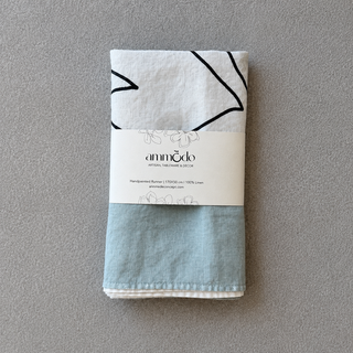 Sage Desert Rose And Brushes Linen Runner
